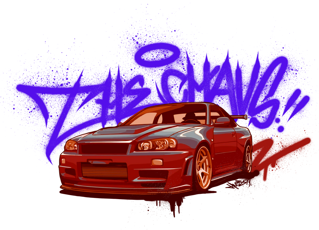 the_chavs x Hueso Negro "GTR"